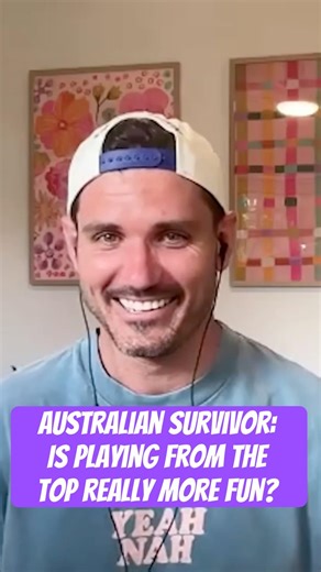 Australian Survivor’s Simon Mee on whether playing from the top is actually more fun? #survivorau