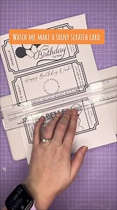 168K views · 448 reactions | Love this style of birthday scratch card Available to order on my website #craftyprintsbyhelen #birthdayscratchcard #tonerfoil #howitsmade #suprisegift #giftingmoney #giftideas | Crafty Prints by Helen | Facebook