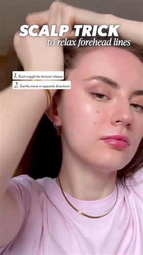 Scalp Massage To Improve Frown Lines & Forehead Lines