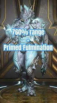 Hildryn with 760% range! #warframe