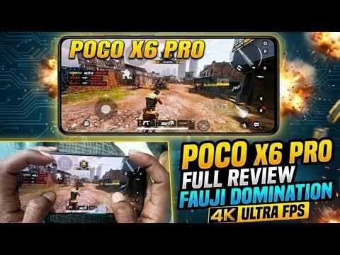 poco X6 pro testing high graphics handcam gameplay