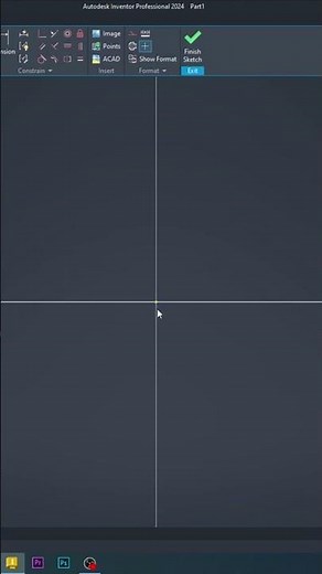 Creación de Croquis y líneas en Autodesk Inventor