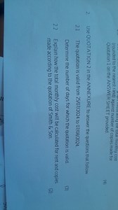 total monthly cost (rounded to the nearest rand) against number... | Filo