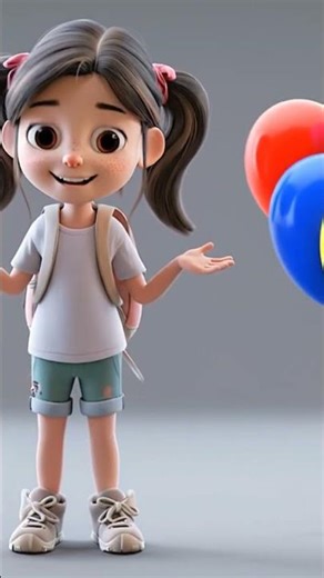 balloon 🎈 #animation #cartoon #anime #balloon #girl #growth #subscribe