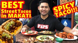 361K views · 1K shares | BEST STREET TACOS in MAKATI! TAKING the HELL BOY SPICY TACO CHALLEGE! Mexican Food Feast at Poblacion's MOST POPULAR resto El Chupacabra | The Chui Show | Facebook
