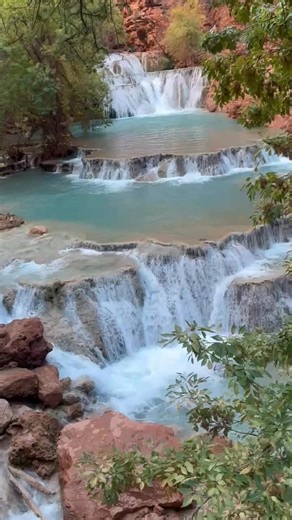 Beaver Falls. Havasu Creek. The most beautiful place I’ve ever seen! #chasingwaterfalls #themostbeautifulwaterfall🌹🌹 #themostbeautifulplacesintheworld #mytherapy #natureistherapy #outdoorsy #road66 #road66trip #losatardeceres #loslugaresmasbellos #cascadasmagicas #cascadas #lascascadas #lascascadasmasbonitas #loslugaresmasbonitos #Havasupi | Aida Robles