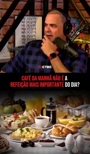 CAFÉ DA MANHÃ É A REFEIÇÃO MAIS IMPORTANTE DO DIA? #renatocariani #cafedamanha #refeição #dieta