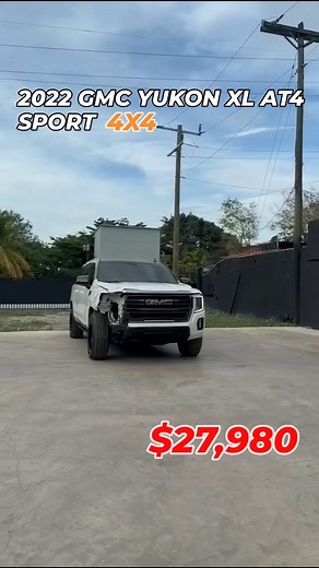2022 GMC YUKON XL AT4 SPORT 4X4 Stock: 119503 Title: Salvage Miles: 58,379 Price: $27,980 CALL FOR MORE INFORMATION 1 (786) 874-4146 | Deluxe Cars Miami