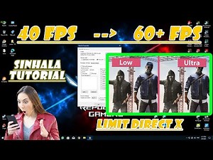 how to use dxcpl | get more fps in games sinhala tutorial | tips to get more fps in games | best