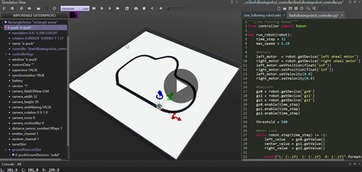 #webots #robotics #python #linefollower #epuck #robotsimulation #electronicsengineering #learningbydoing #roboticsengineering | Maryam Zehra