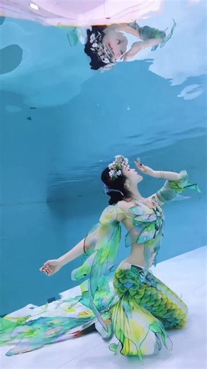 Monet Elf Mermaid Tail #mermaid #Mermaids #MermaidTail #MermaidLife #MermaidCostume #FabricMermaidTail #CustomMermaidTail #diving #OriginalMermaidTail #HandcraftedTail #UniqueMermaidTail #dongfangjiao | Dong Fang Jiao