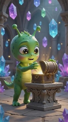 👽 Tiny Alien Adventures | Episode 9 – The Magic Castle Secret! 🏰✨ #Shorts