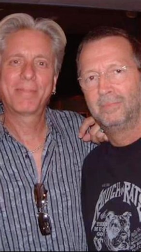 Jamie & Eric 🫶💙#jamieoldaker #drummer #ericclapton #friends #love