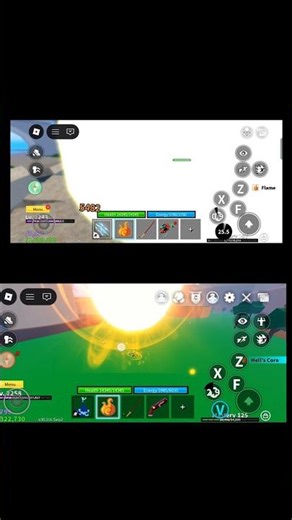 flame fruit V1 V2 showcase #roblox #bloxfurit #bloxfruits #fruitbattlegroundsupdate #freefire