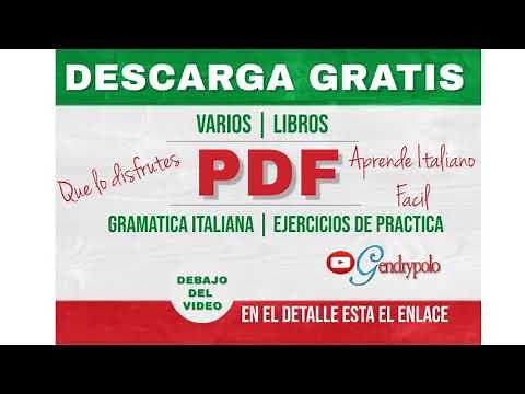 GRAMATICA ITALIANA PARA DESCARGAR EN PDF