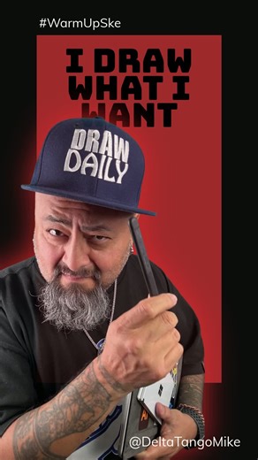 DeltaTangoMike on Instagram: "I draw what I want when I want on my Microsoft Surface Pro 11 with that Snapdragon! I found this cool Windows 11 drawing app to add to my #WarmUpSketches365 2026 challenge starting Jan 1! #CreatedonSurface #SnapdragonInsider #DTM #DigitalArt #Storytelling #SketchableApp #SurfacePro #Cintiq #Wacom #Samsung #iPad #CreatedOnSurface #Affinity #Adobe #Procreate #StylusX"