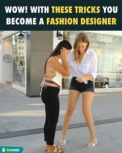 54K views · 57 reactions | Wow! With these tricks you become a fashion designer! 朗 | Rewind | Facebook