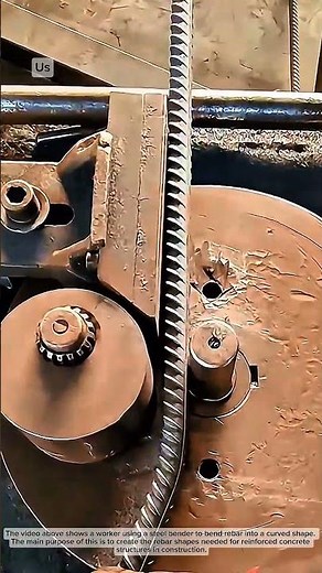 Bending of rebar for various construction purposes