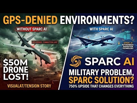 Sparc AI Stock Analysis | $11B Catalyst: GPS-Denied UAV Navigation Valuation