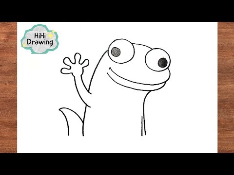 How To Draw Tom Lizard From Hoppers | Drawing Step by Step
