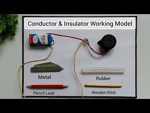 Easy Conductor and Insulator Working Model | Science Project for School | Easy DIY Experiment