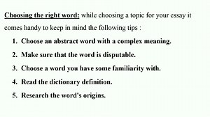 How to write a definition Essay