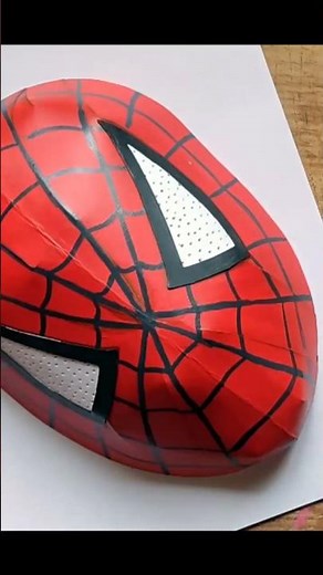 How to make Spider-man Mask | Tobey Maguire |#shorts