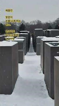 잊지 않기 위해 세워진 공간.#유대인학살기념관 #홀로코스트 #베를린 # 독일여행 #여행기록 #Berlin#travel #여행 #HolocaustMemorial #shorts