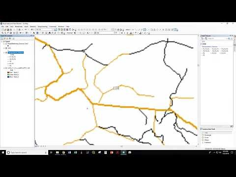 Using the Trace tool to follow a complicated roads layer ArcMap 10.6.1