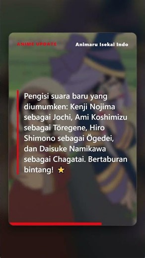 Anime Jaadugar: A Witch in Mongolia Resmi Tayang Juli 2025!