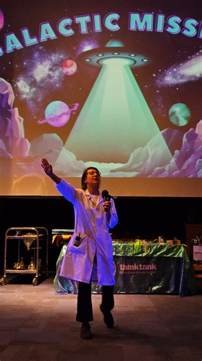 Is anybody out there? Or could strange creatures be hiding in the dark corners of our galaxy… and even on our own planet? Get ready for a family-friendly explosive science show packed with fiery experiments, glowing creatures, and mind-blowing discoveries! Discover how scientists search for life beyond Earth - and meet some of the weirdest, most alien-like animals living right here among us. Shows daily this half term (Mon 27 - Fri 31 Oct) at 11:30am, 1pm & 3pm. Included with admission - no extr