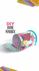 DIY Paper Mailbox #diy #diycrafts #craft #ventunoart #shortreels #shortstory #shortfeed #shortsvideos #shortsviral #shortsyoutube #shorts | Art All The Way