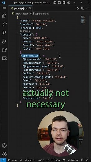 Dependencies vs DevDependencies in Next.JS