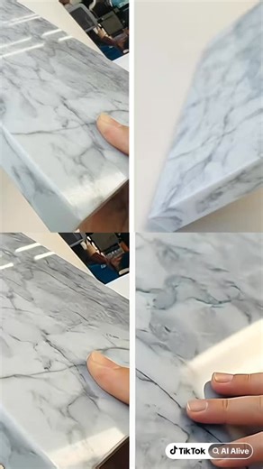 Andy Lian on Instagram: "Full-Body Quartz Printing Full-body quartz printing involves embedding designs and veining throughout the entire thickness of the material, meaning that the pattern is consistent from top to bottom. This technique replicates the natural appearance of stone, adding visual depth to the material. Even on worktop edge profiles or sink drainers, the full body look is clearly visible, making it indistinguishable from natural stones like marble or granite. As an example of full