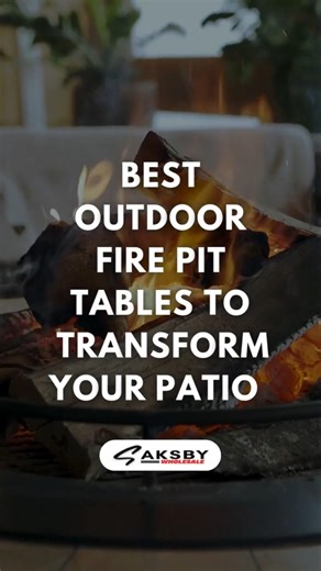 🔥✨OUTDOOR FIRE PIT TABLES #firepit #outdoorliving #backyardupgrade #patiodesign #furniture