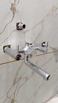 Bath mixer with shower adjustment.