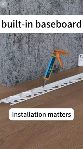 🥳Guys! Our built - in skirting boards are the must - have decor items at the moment👏!