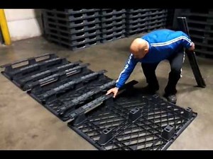 Nitro Plastic Pallet Runner Attachment (for stacking) by TranPak