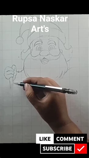Christmas Drawing 🎄 Outline Tutorial Step by Step #shorts #art #drawing​
