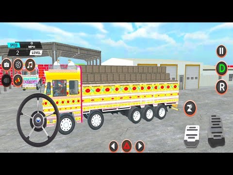 Indian Truck Lorry Driver Gameplay Part 2 | Container Delivery & Parking Mission