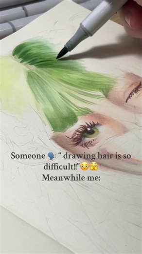 Hair Tutorial Using Copic Markers for Stunning Art