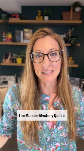 The Murder Mystery Quilt on Instagram: "Want to make friends while you solve crime? The Murder Mystery Quilt is the one-year quilting whodunit where you catch the bad guy with just your noodle and your needle—and solve the mystery with the nicest quilters on the internet! Come join the fun, make friends, grow your sewing skills, and laugh your way through the new year. #quilting #quiltersofinstagram #quiltingfriends #learntoquilt #learntosew #growyoursewing #quiltingclub #mysteryquilt #quiltalon