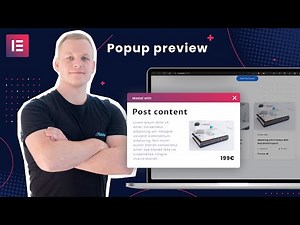 Post preview in Modal Popup with dynamic content in Elementor Pro