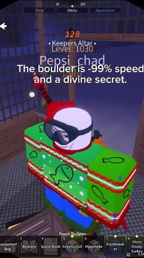 How To Get A Boulder In Fisch #roblox #fisch h #viral #fyp