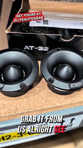 DB AT-32 Tweeters: Big Sound, Small Package #caraudio #caraudiolife #sound