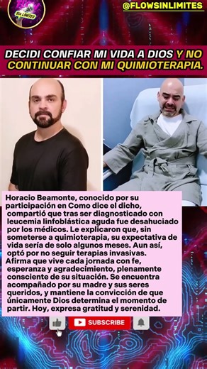 Horacio Beamonte, Actor de Como dice el dicho está desahuciado