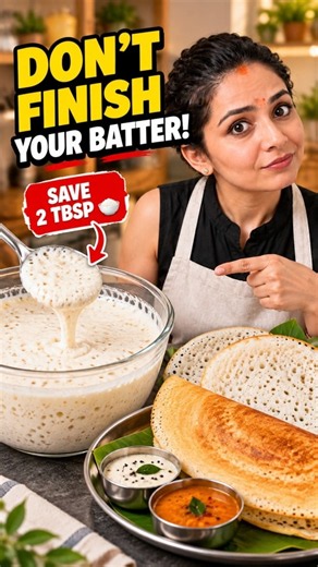 Why I Never Use All My Idli Batter 🤍