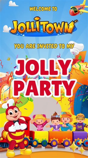 Jollibee Jollitown Digital Invitations for All Occasions