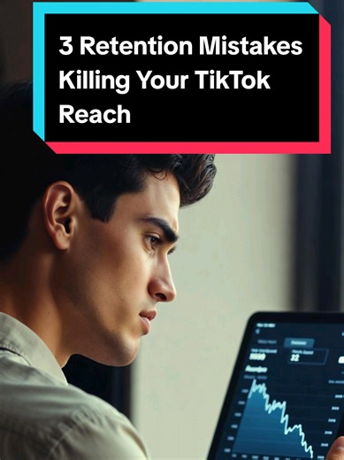3 Retention Mistakes Killing Your TikTok Reach #TikTokAlgorithm #TikTokTips #CreatorGrowth #TikTokRetention #ContentStrategy Low retention? These 3 mistakes are killing your TikTok reach.