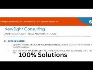 Full Tutorial of Modules 5 8 SAM Capstone